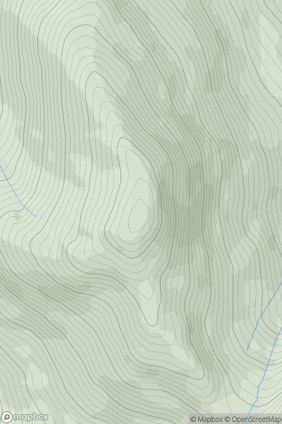 Thumbnail image for An Caisteal [Loch Lomond to Strathyre] showing contour plot for surrounding peak